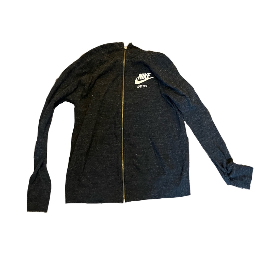 NIKE BLACK ZIP UP